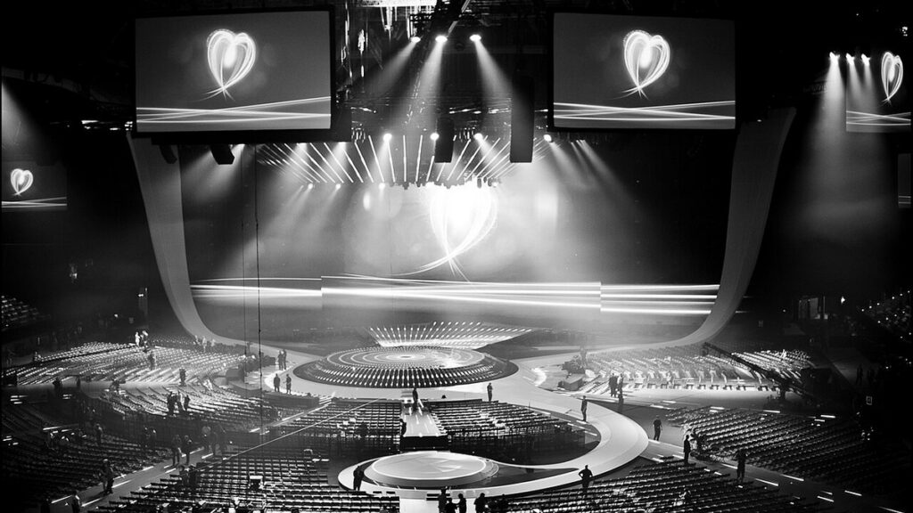 Scène du concours Eurovision de la chanson