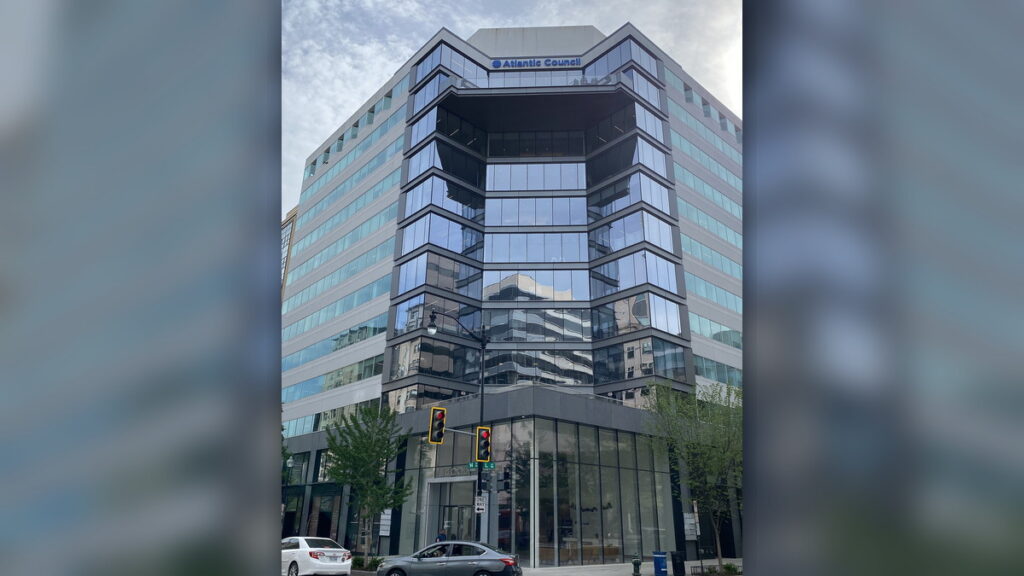 Siège de l’Atlantic Council à Washington, conférence sur le sport et la diplomatie avant Maroc-Brésil