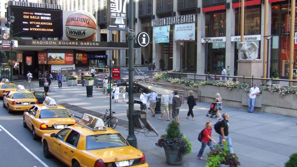 Madison Square Garden à New York, symbole de la ferveur autour des Knicks pendant le démarrage du Mondial 2026