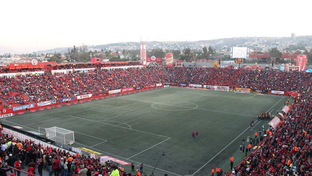 Vue du stade Caliente à Tijuana, où s’entraîne l’équipe d’Iran pendant le Mondial 2026