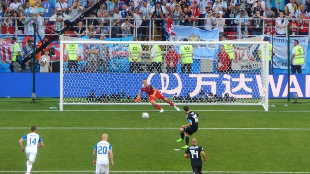 Lionel Messi avec l’Argentine lors d’un match de Coupe du monde