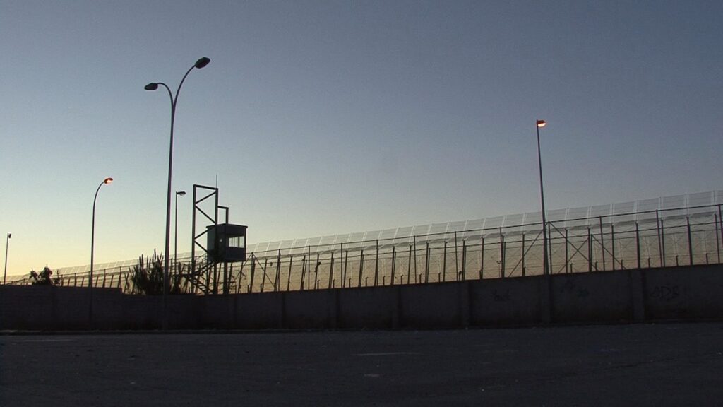 Grillage frontalier à Melilla, image d’illustration pour un article sur les tentatives de passage vers Sebta et Melilla